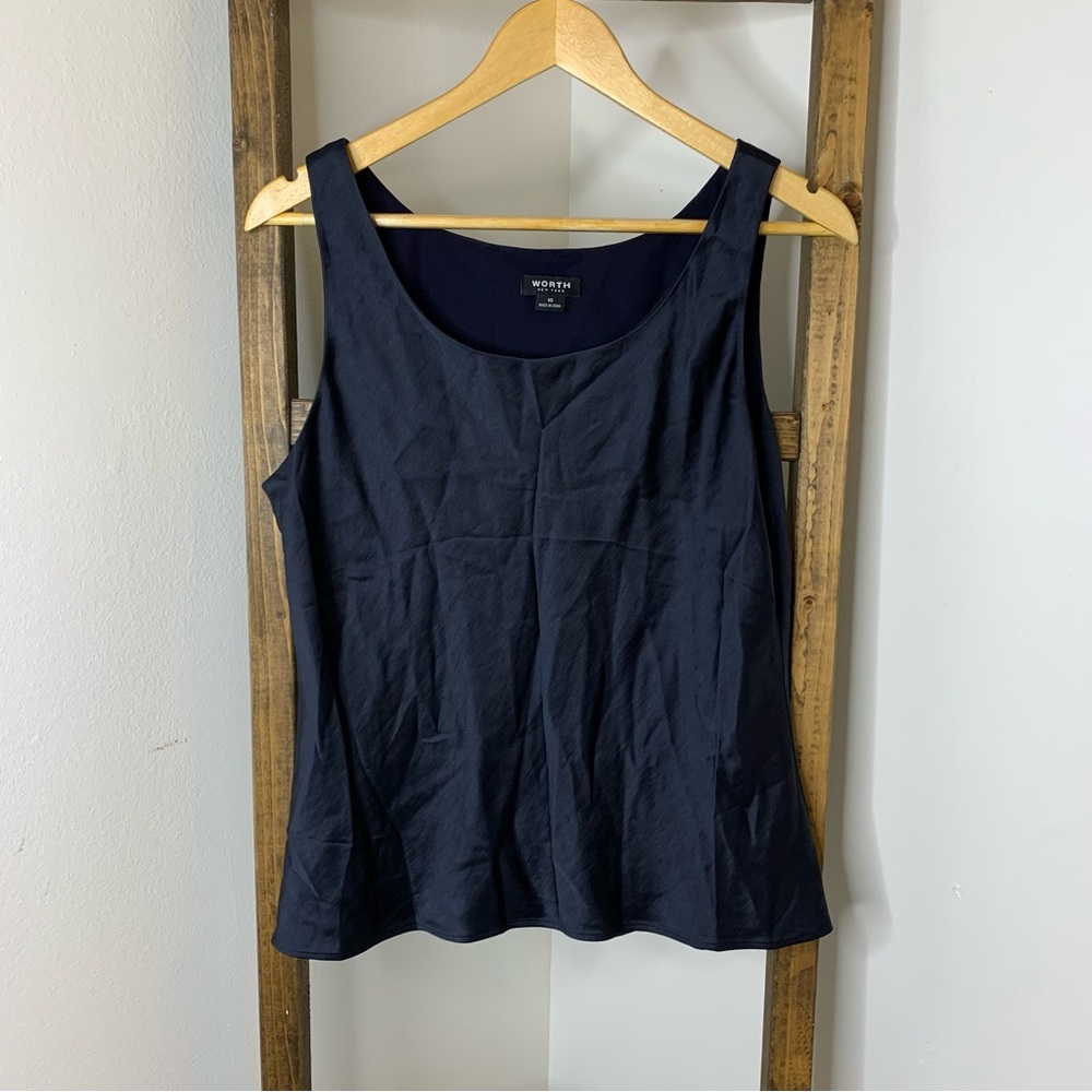 WORTH Women's Navy Tank Top Size 10